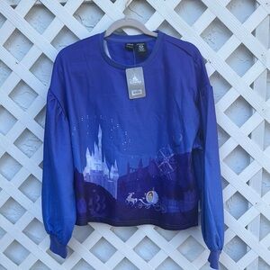 Her Universe Cinderella Blue Long Sleeve Pullover